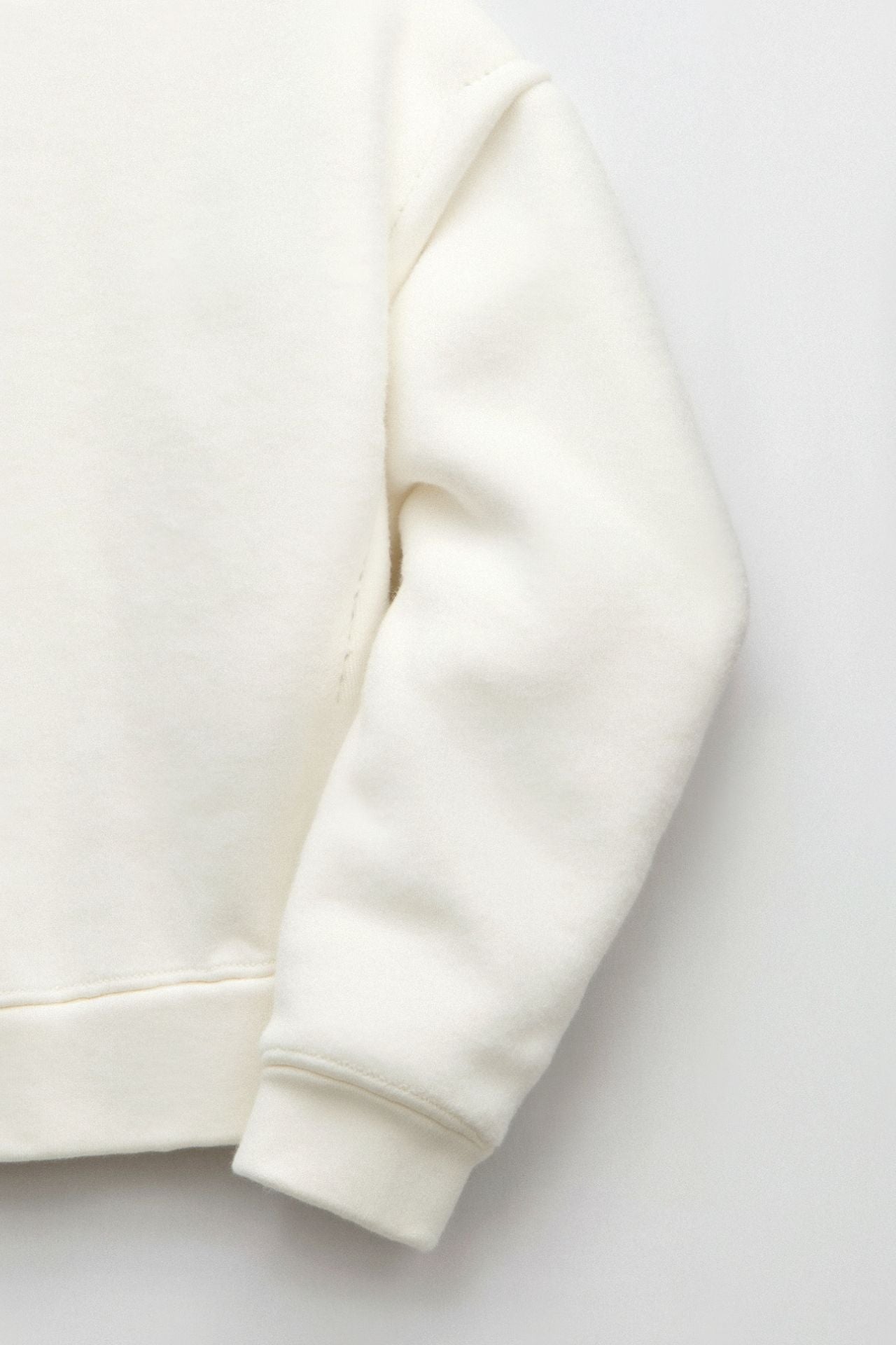 Wärmer Fleece Pullover Reißverschluss Modern
