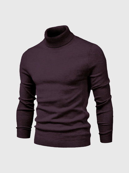 Herren Rollkragenpullover Waschbar Weich