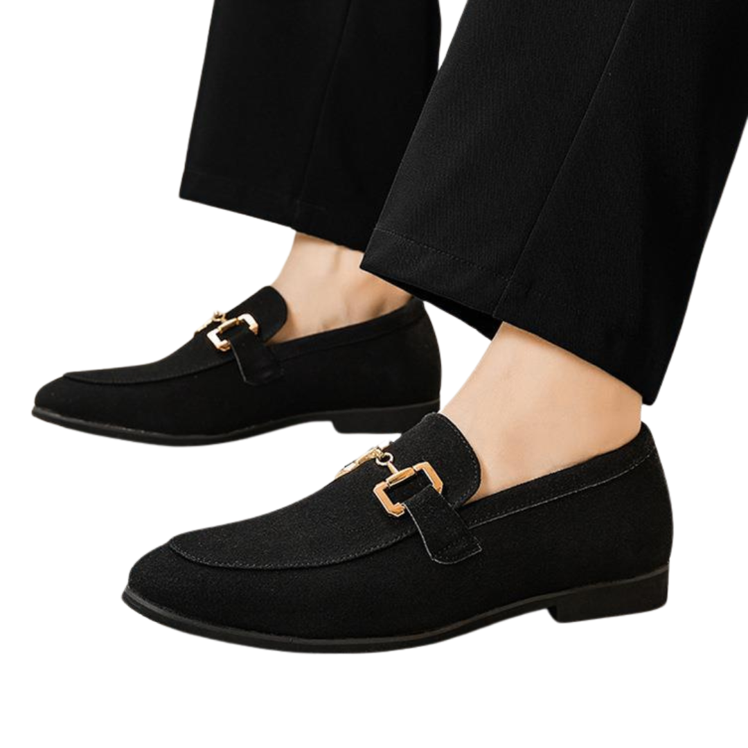 Herren Loafers Wildleder Elegante Schuhe