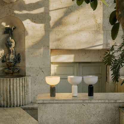 Marmor Tischlampe Luxus Gold Akzente Modern