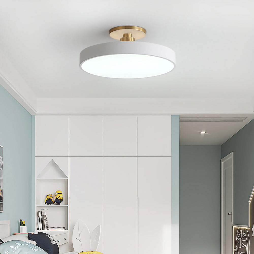 LED Deckenleuchte Modern Gold Mit Dimmfunktion
