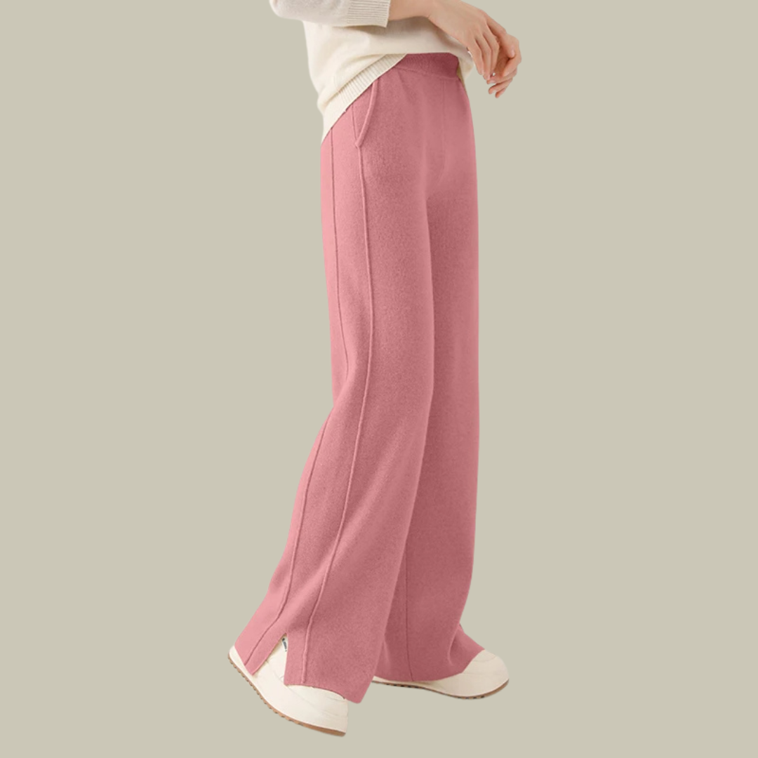 Bequeme Damen Strickhose Locker Geschnitten
