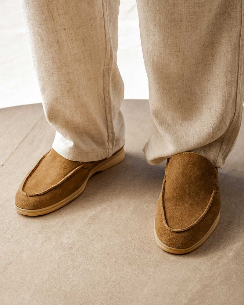 Herren Loafer Wildleder Schuhe Elegantes Design