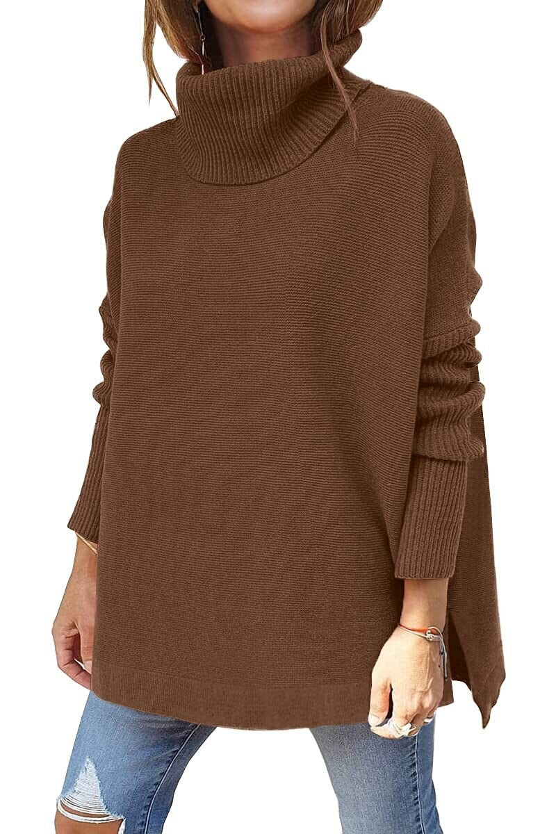 Damenschal Rollkragen Pullover Bequem Herbst