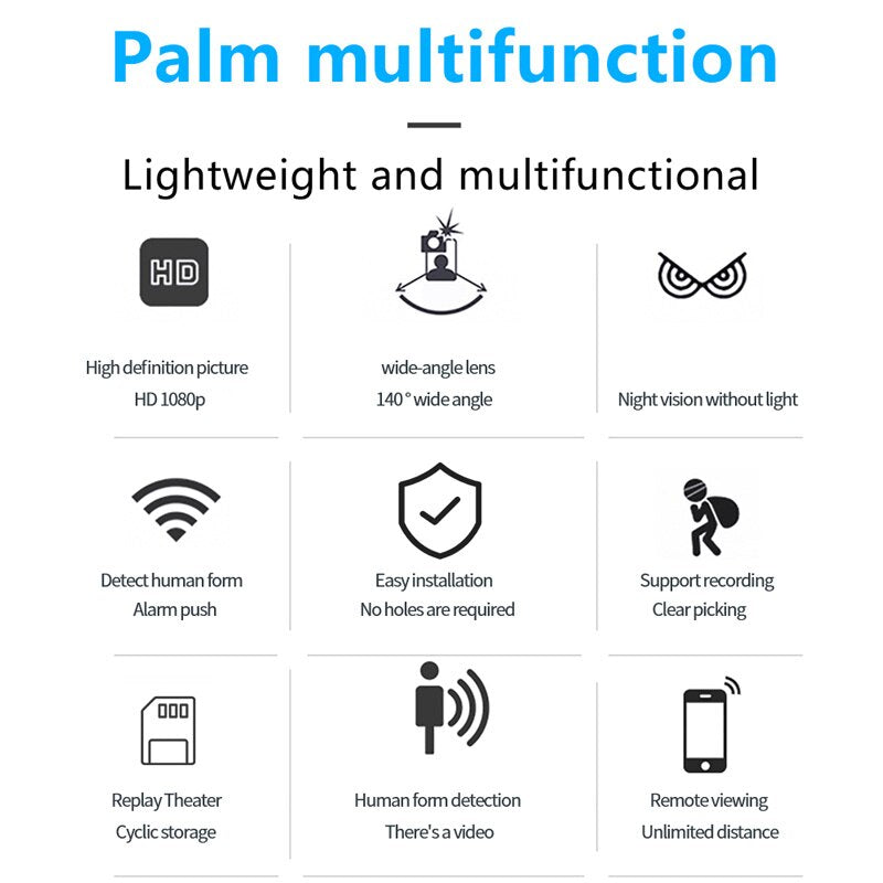 WLAN Kamera Mini Überwachungskamera WiFi