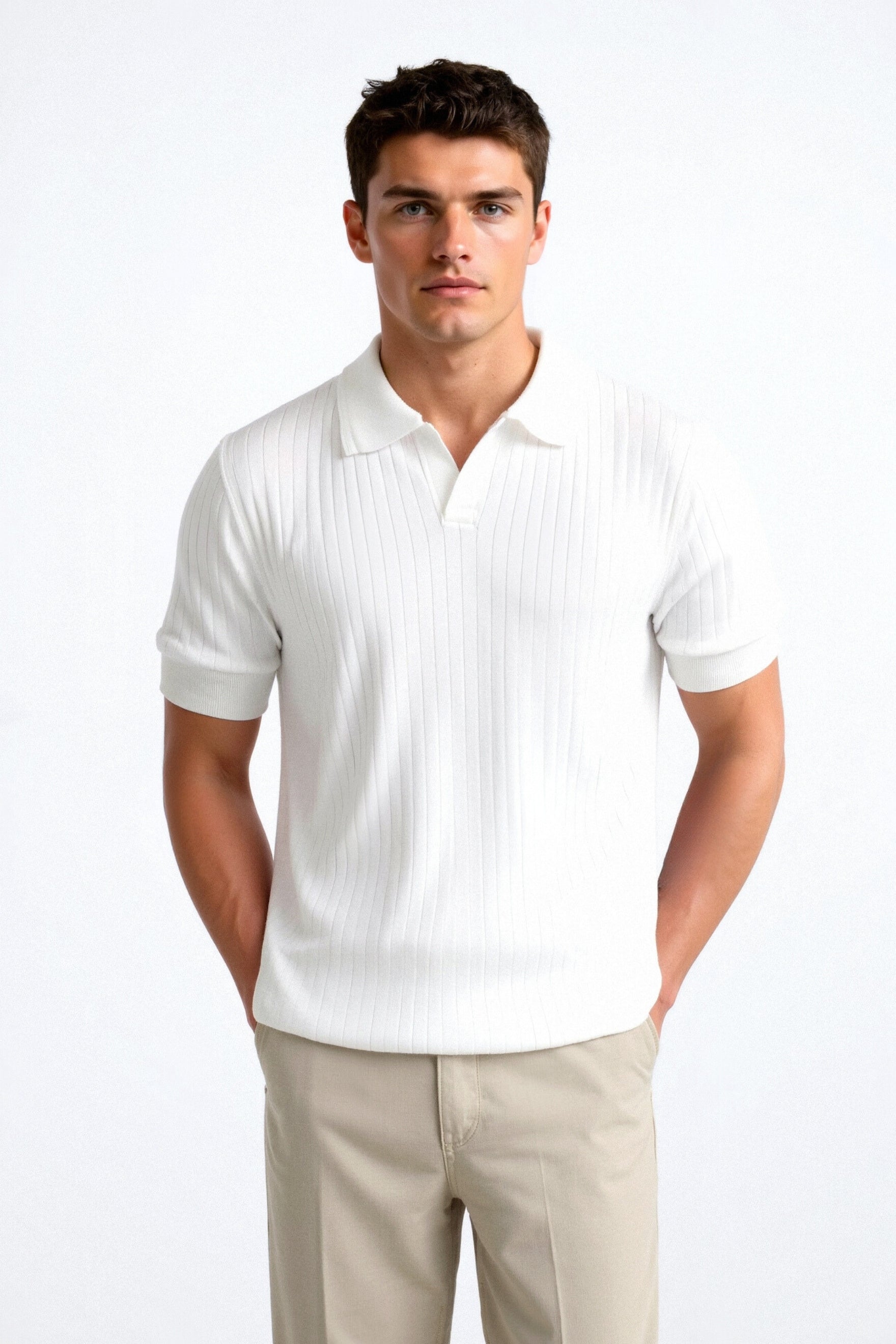 Elegantes Herren Poloshirt Kurzarm Zeitlos - BerlinGlamour