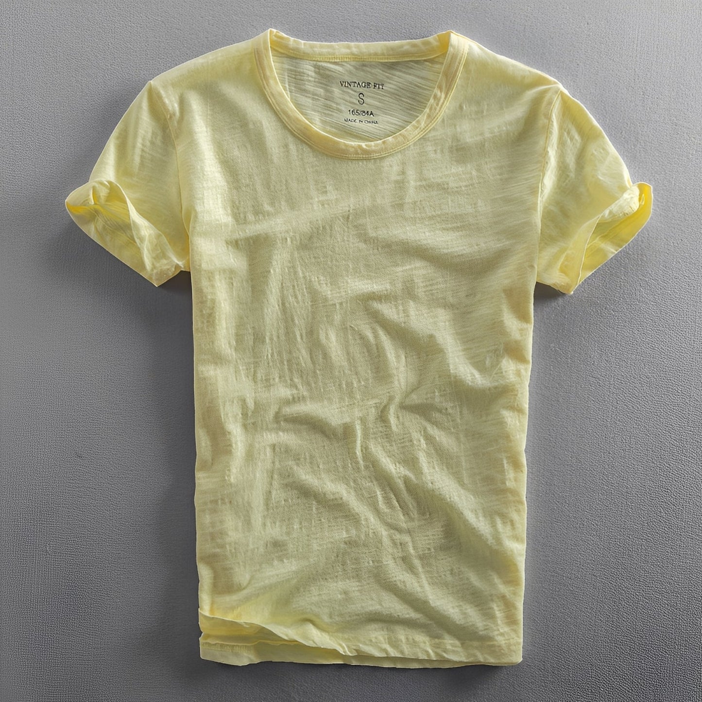 Herren T-Shirt Klassisch Gewaschen Bequem - BerlinGlamour