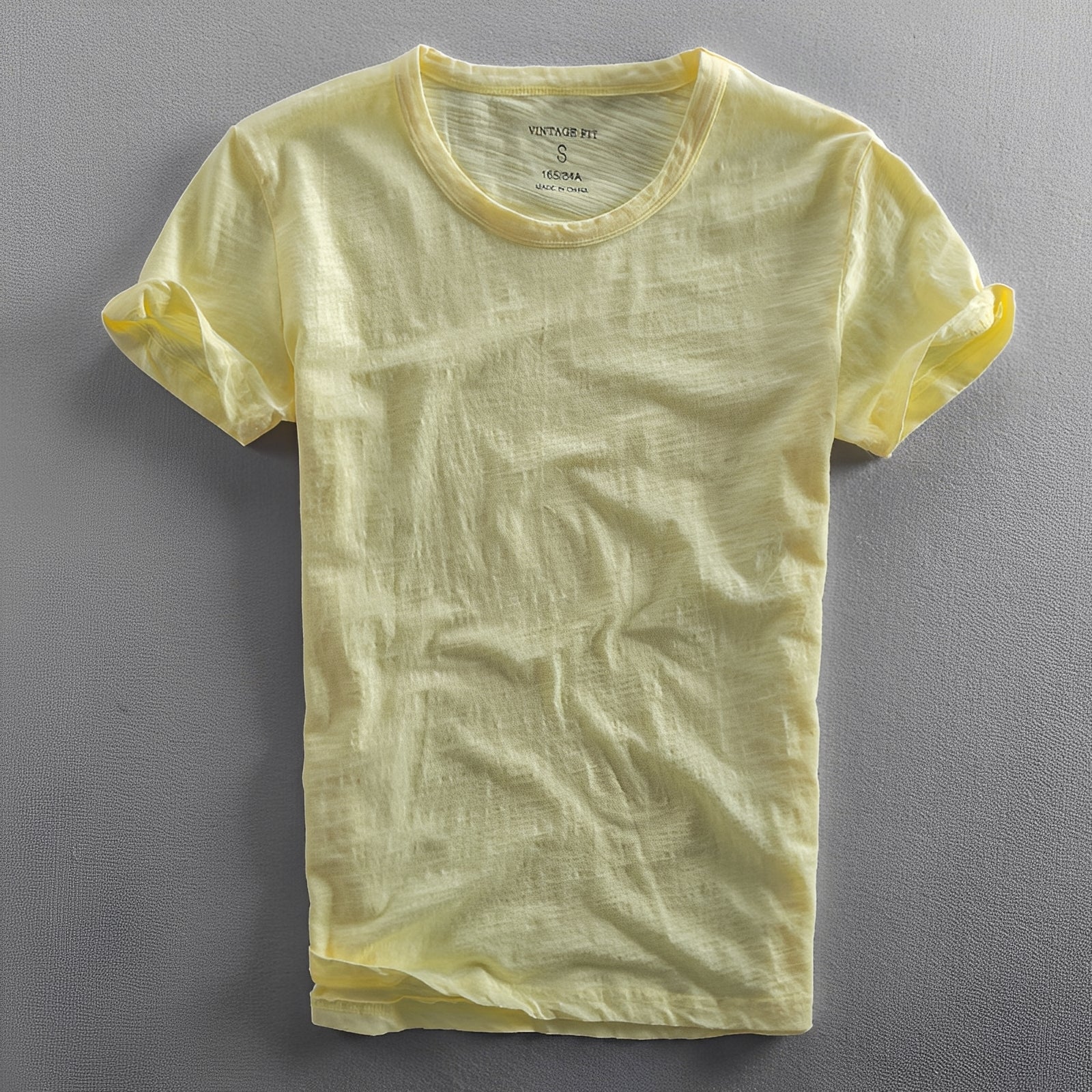 Herren T-Shirt Klassisch Gewaschen Bequem - BerlinGlamour