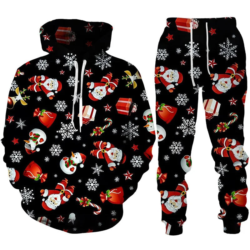 Gemütliches Weihnachts-Loungeset für Damen und Herren