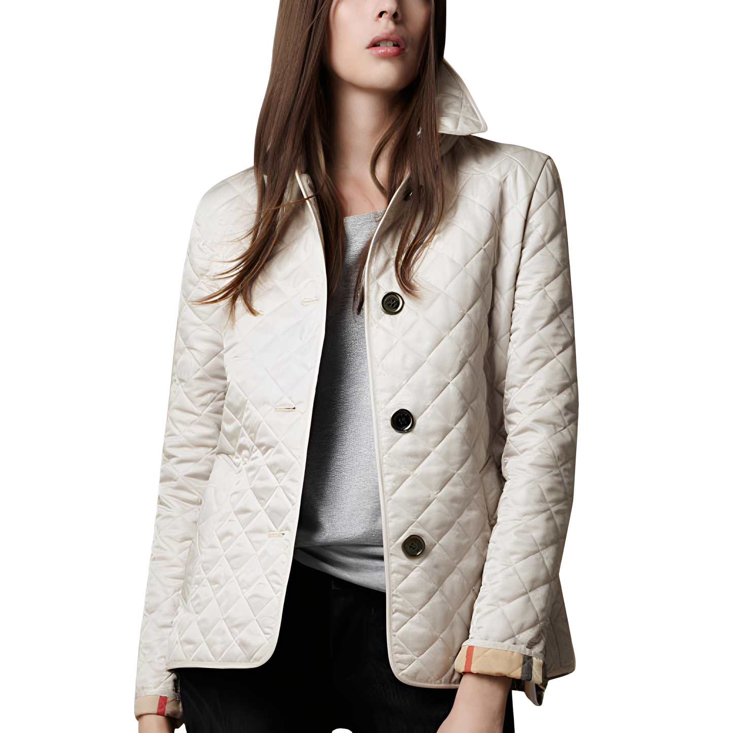 Warme Damenjacke Tailliert Modern - BerlinGlamour