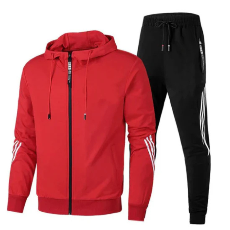Herren Streetwear Hoodie Set Modern Sportlich