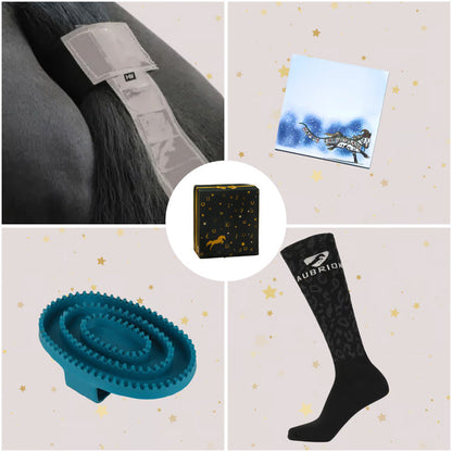 Adventskalender 2024 mit Ponyleiste und Fransen Glamour