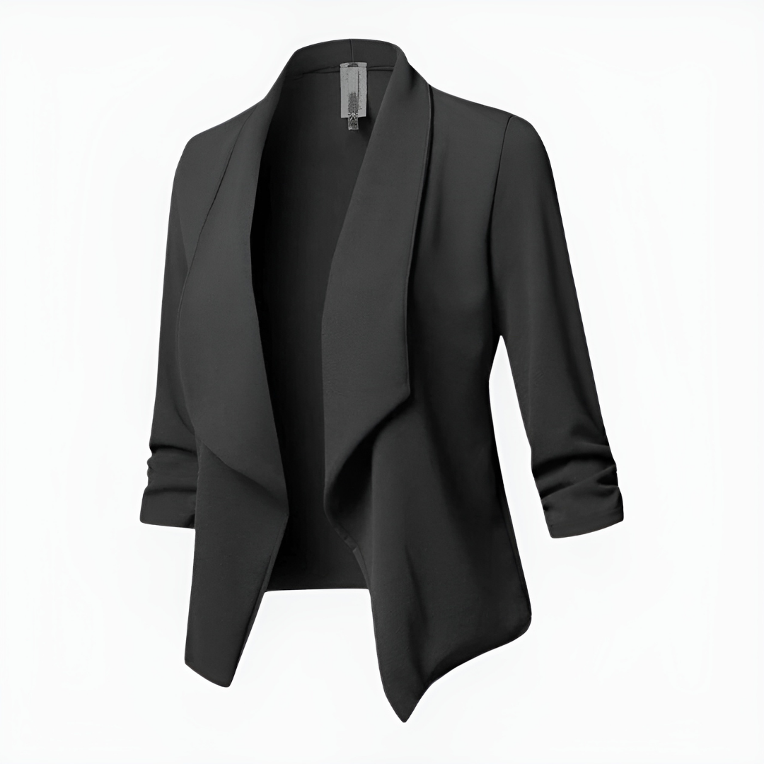 Damens Blazer Langarm Modern Chic