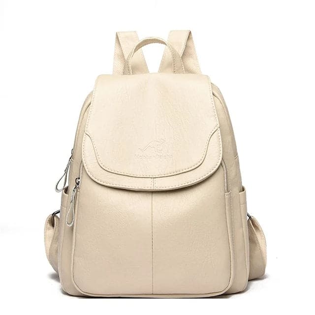 Leder Rucksack Frauen Stylisch mit Diebstahlschutz
