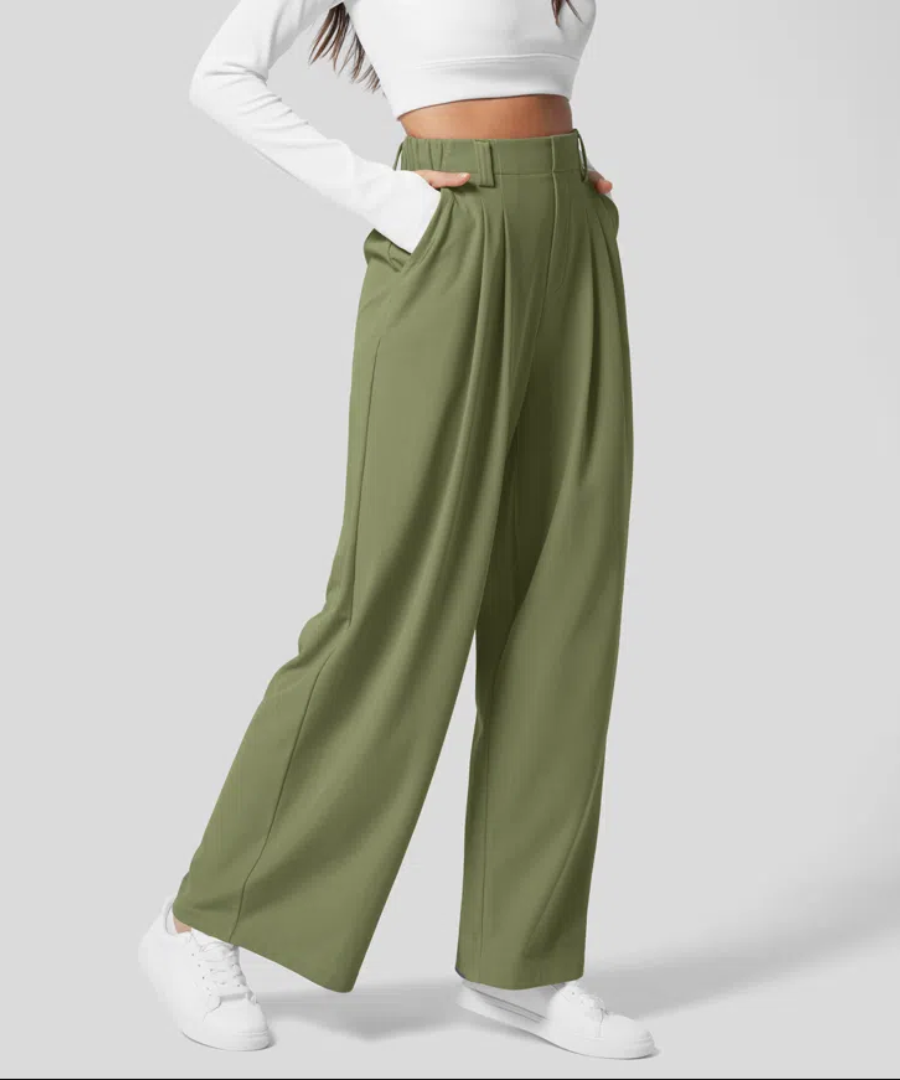 Maßgeschneiderte Hose mit Weiten Beinen Elegant