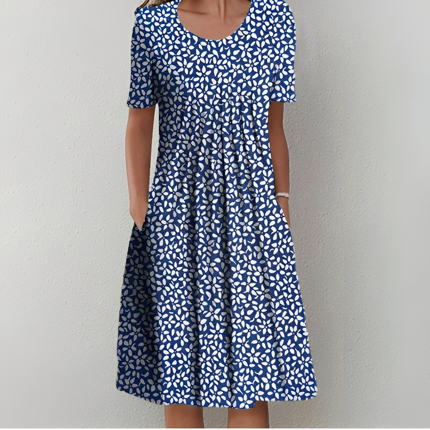 Sommerkleid Damen Kurz Schick Elegant