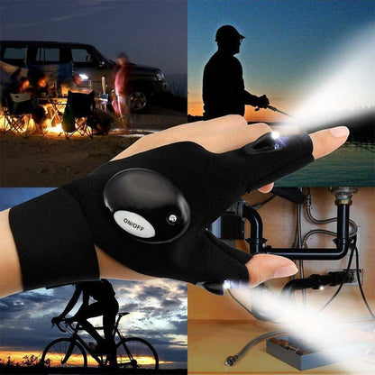 LED Handschuhe Wasserdicht Leuchtend mit Sensor