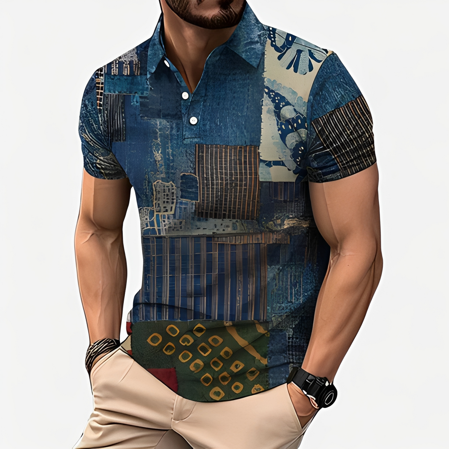 Herren T-Shirts Modern Slim Fit Stilvoll
