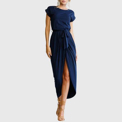 Lässiges Sommerkleid Midi Größe