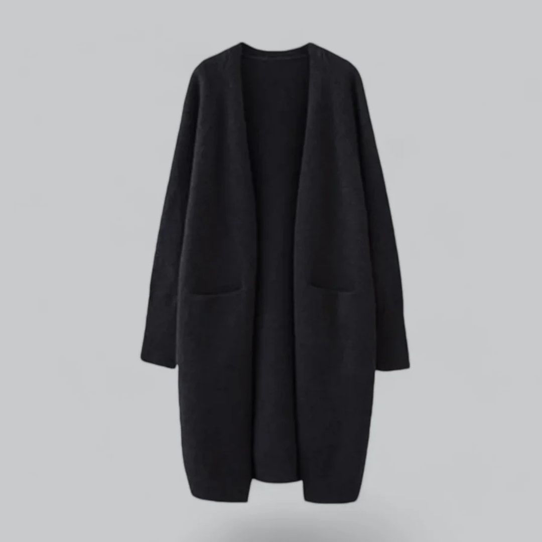 Damen Strickjacke Offene Front Warm Gemütlich - BerlinGlamour