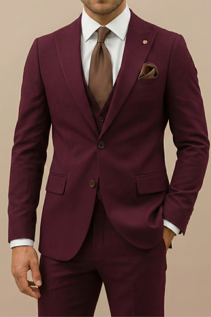 Herren Anzug Set 3-teilig Modern Frühlingskollektion