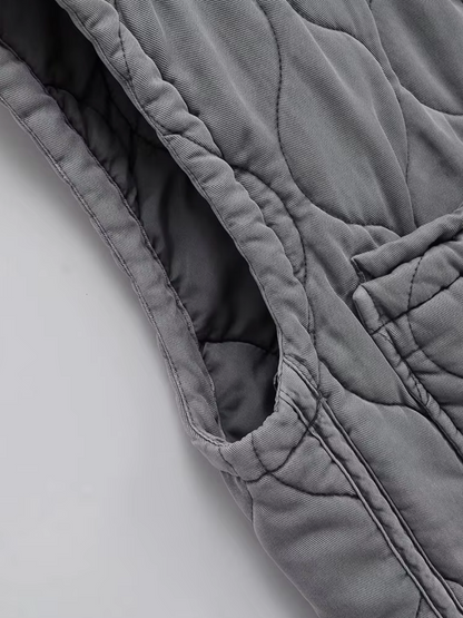 Baumwollweste Ärmellos Damen Modern