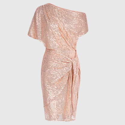 Kleid mit Pailletten Bodycon Chic Abendkleid Glitzernd