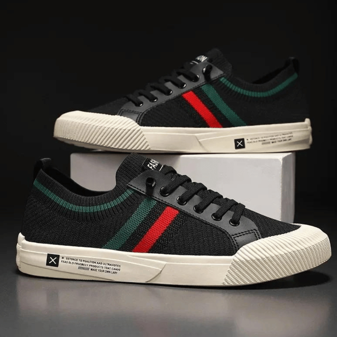 Männer Sneaker Strickmuster Lässig Sportlich