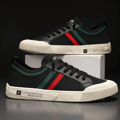 Männer Sneaker Strickmuster Lässig Sportlich
