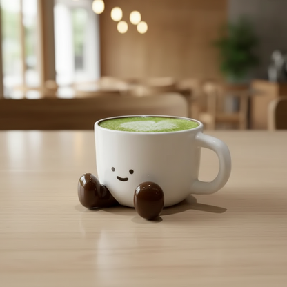 Keramiktasse Süße Glückliche Gesichtsdesign