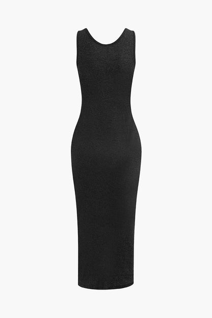 Lässiges Zweiteiler Set Hoodie Midi Kleid Damen