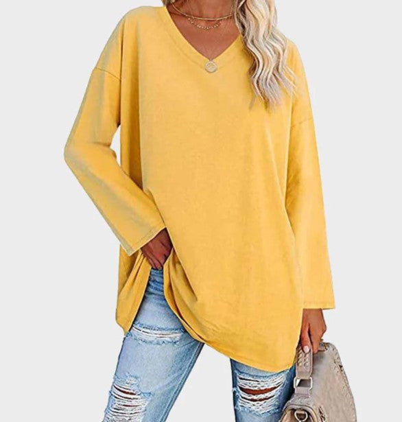 Eleganter Langarm Pullover für Damen