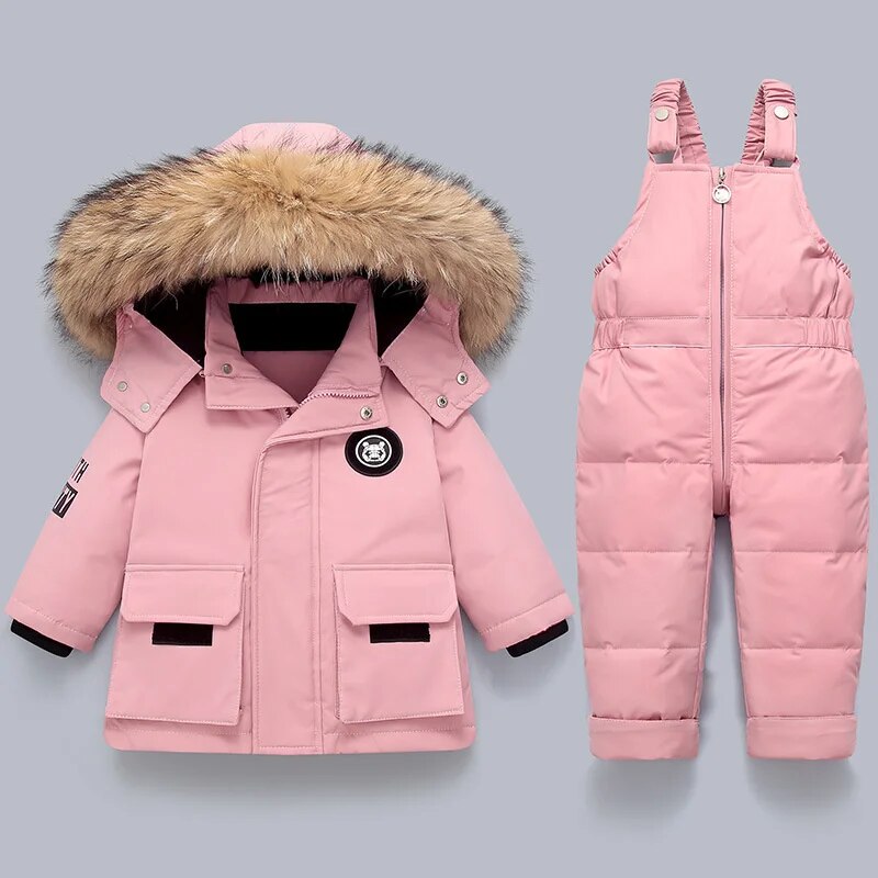 Kinder Mantel Overall Warm Winter
