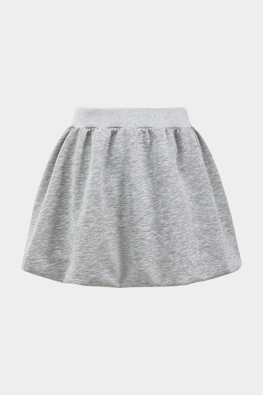 Stylisches Damen Sweatset Cropped Pullover Skater Rock