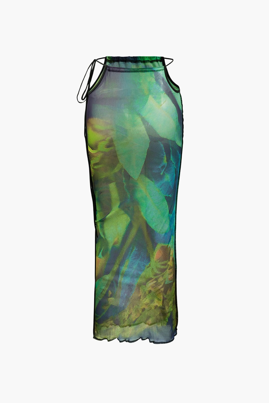 Bandeau-Top Set mit Abstraktem Print Frauen