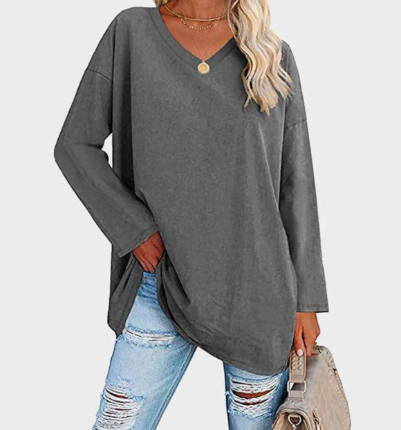 Eleganter Langarm Pullover für Damen