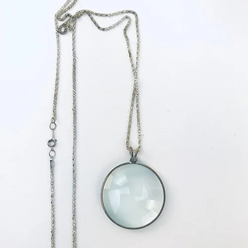 Loupenhalskette Vergrößerungskette Schmuck Geschenk