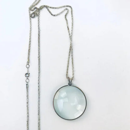 Loupenhalskette Vergrößerungskette Schmuck Geschenk