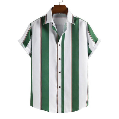 Herren Hemd Retro Style Freizeitshirt Casual