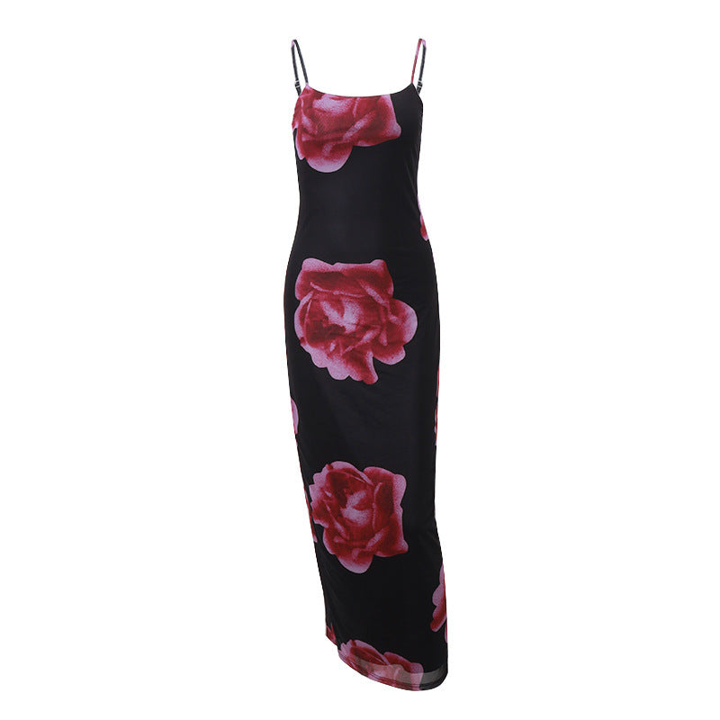 BerlinGlamour Netz-Schlitz-Wickelkleid