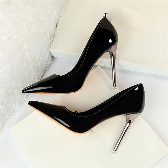 Stiletto Schuhe Damen Hochzeit Absatz Slim