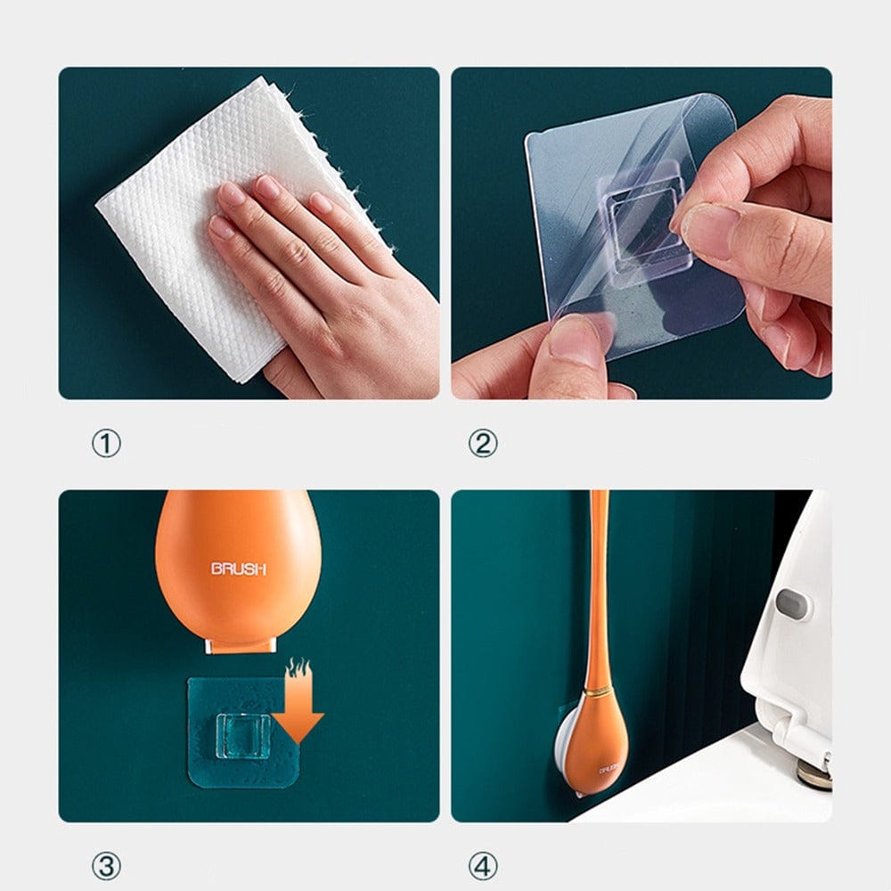 Toilettenbürste Silikon Flexibel Hygienisch Modern