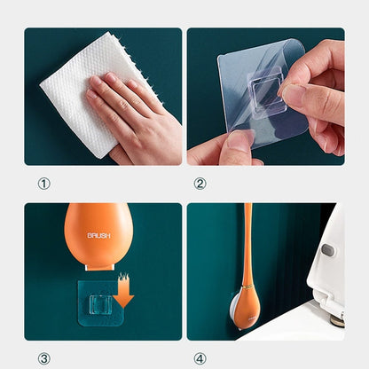 Toilettenbürste Silikon Flexibel Hygienisch Modern