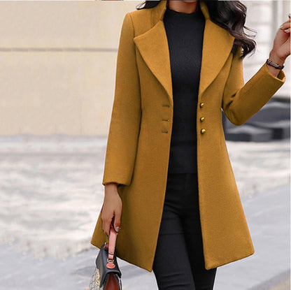 Eleganter Damen Mantel Berlin Stil
