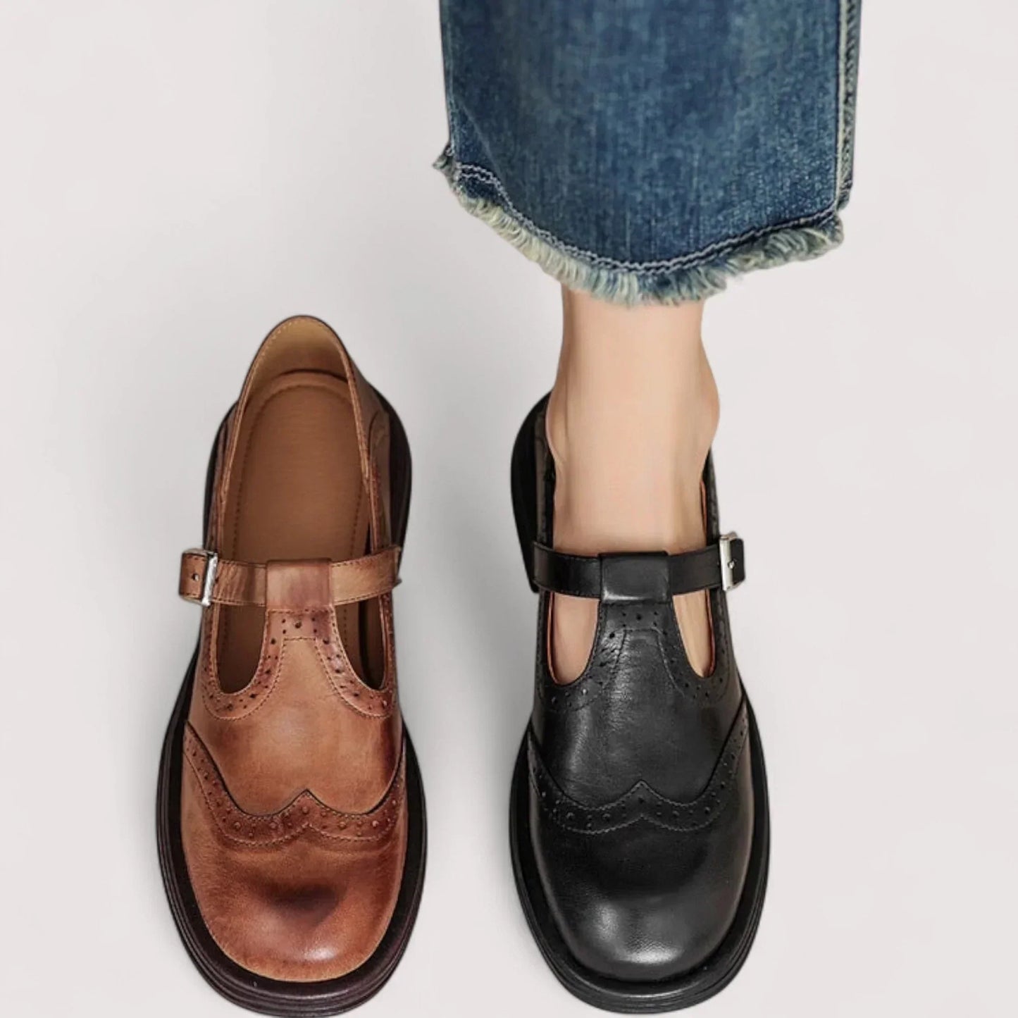 Damen Orthopädische Schuhe Bequem Mary Jane