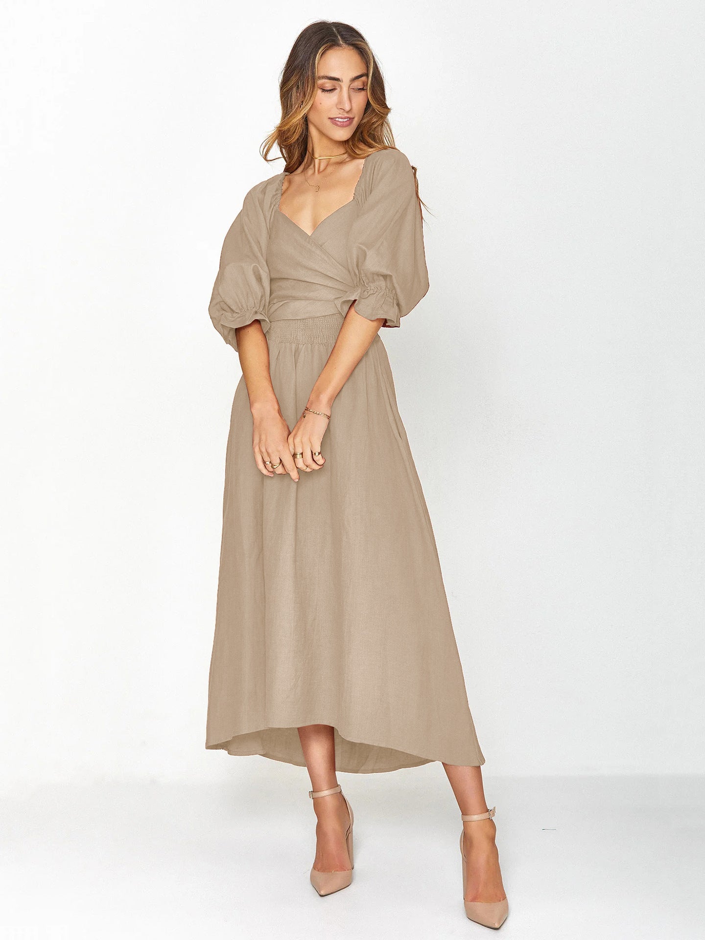 Elegantes Kleid von BerlinGlamour mit Bindegürtel