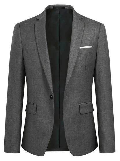 Herrenanzug Zweiteiler Klassisch Business Blazer Hose