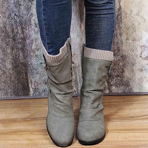 Weiche Damen Winterstiefel Komfortabel Warm