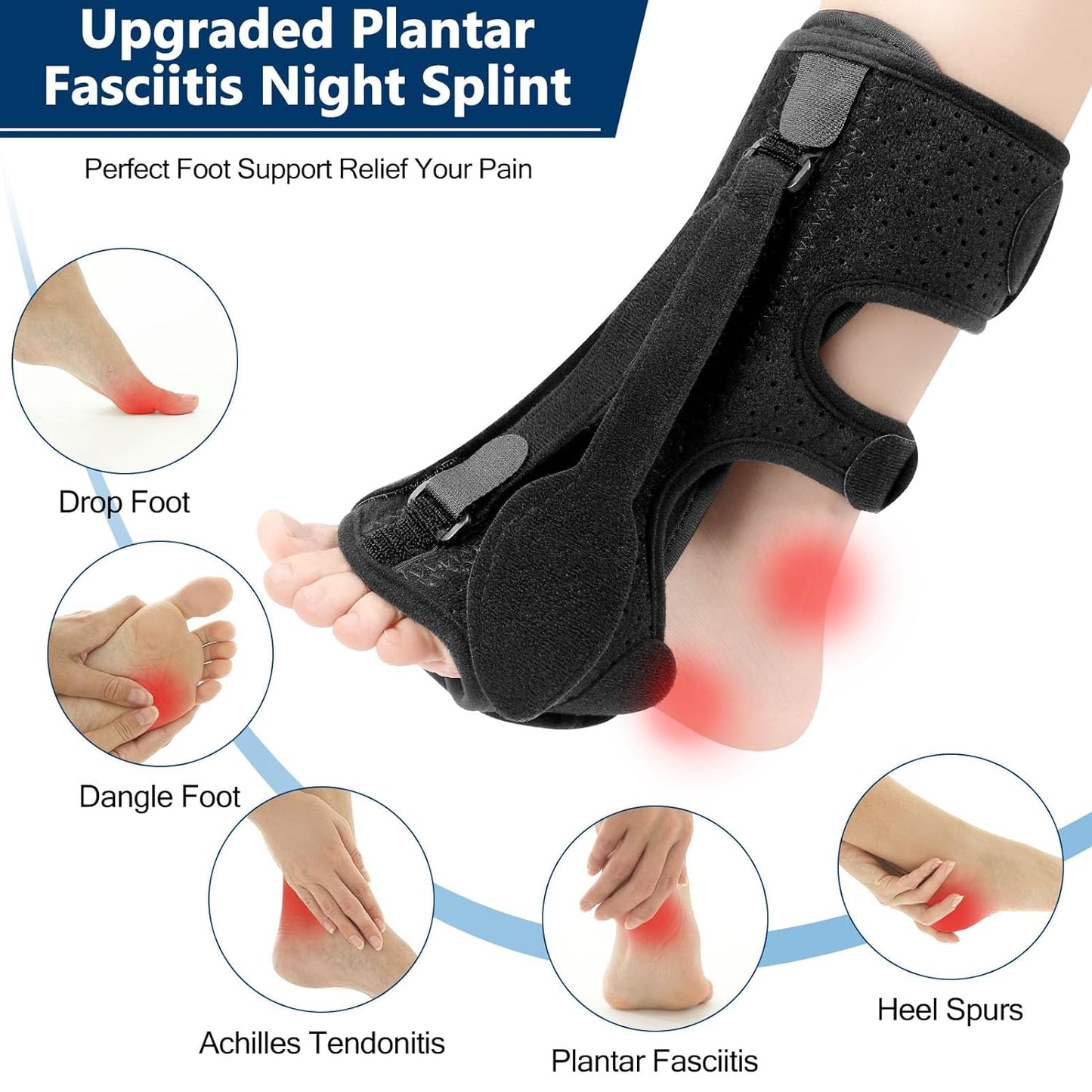 Nachtschiene für Plantarfasziitis Orthopädisch Ergonomisch