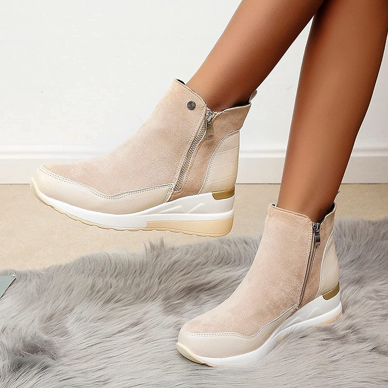 Damen Knöchelstiefel Orthopädisch Bequem - BerlinGlamour